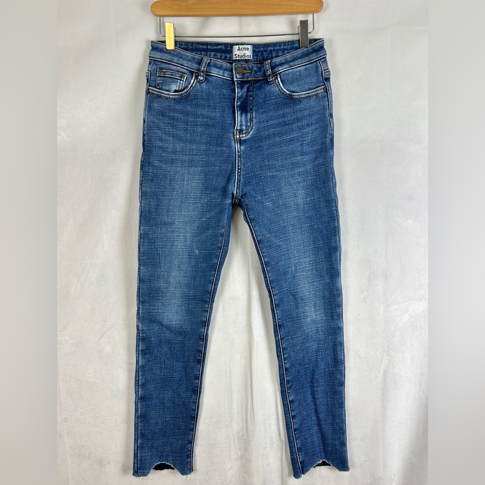 Acne Blue Straight Leg Jeans